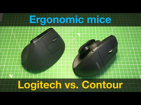 Ergonomic mice: Logitech MX Vertical vs. Contour Unimouse