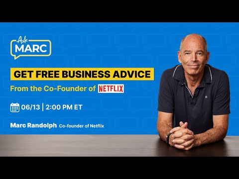 Ask Marc Randolph (Co-Founder of Netflix) - Live Q&A