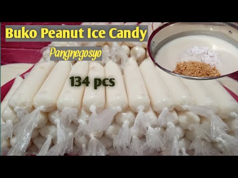 Buko Peanut Ice Candy na Pangnegosyo with Costing ll Pangnegosyo recipe