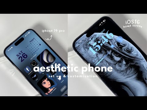 iOS16 aesthetic customization! 🦋 | custom lock screen, widgets, icons tutorial ✨