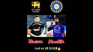 Players vs Players😈| India vs Srilanka 2023 #shorts