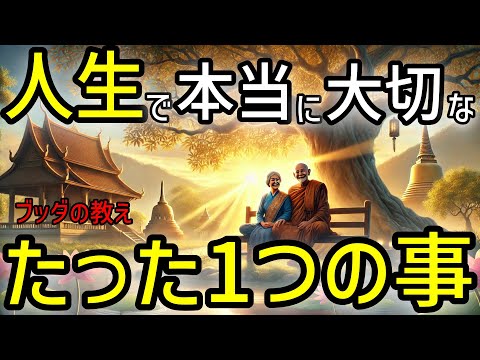 【ブッダの教え】人生で本当に大切なたった1つの事！2500年前から伝わる仏教の教え