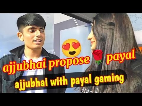 Aajhu Bhai Propose🌹 Payal Gaming|| Total Gaming💝 Meet 🥰Payal Gaming #totalgaming #payalgaming #love