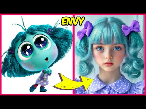 Inside Out 2 in REAL LIFE + Guess The Voice...! Inside Out 2 Movie 🔥 Envy, Joy, Anxiety, Ennui