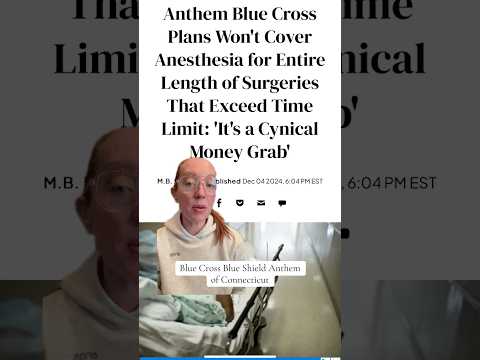 News from BCBS Anthem of Missouri, New York, & Connecticut re: Anesthesia coverage. Thoughts?