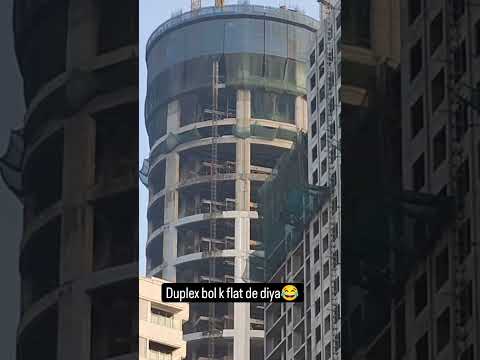 Flat cum Duplex on a tower #mumbaikars #realestate