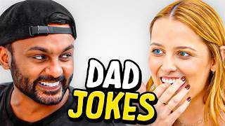 Dad Jokes | Don't laugh Challenge | Sath vs Kat | Raise Your Spirits