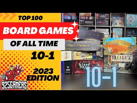 Top 100 Board Games of All Time 10-1 | Top 10 Board Games of All Time 2023