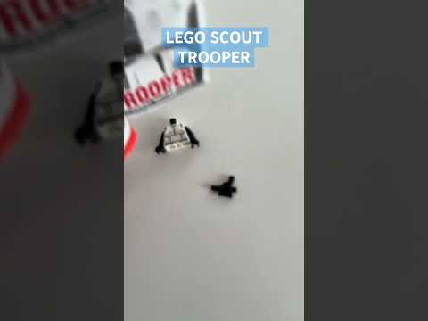 LEGO Scout Trooper Minifig unboxing  #starwars #lego #disney #shorts