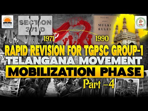 Rapid Revision for TGPSC Group-1 Mains | Telangana movement part-14 | By Sairam Sir