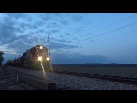 Canadian National L573 southbound at Honey Creek, Iowa