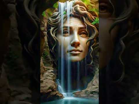 Nature waterfall #music #instrumental #flute #shorts #shortsvideoviral