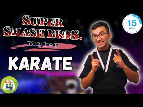 15 Minute Karate Lesson For Kids | Super Smash Bros Melee | Dojo Go!