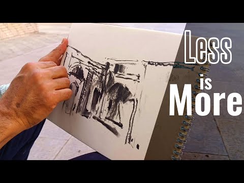 The Art of Less: Creating Impactful Sketches with Minimal Tools