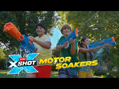 More Fun and More Soak with NEW XSHOT Motor Soakers. The ultimate summer water blaster