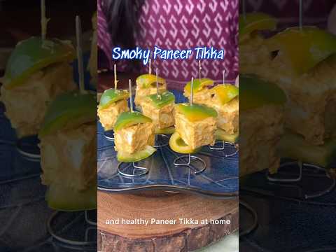 Smoky Paneer Tikka kabhi try kiya ?  Healthy & protein packed. Easy to make too