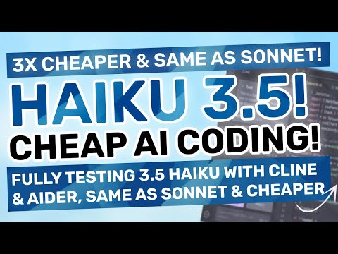 Claude 3.5 Haiku (Fully Tested) + Aider & Cline : This is the CHEAPEST AI Coding Setup!