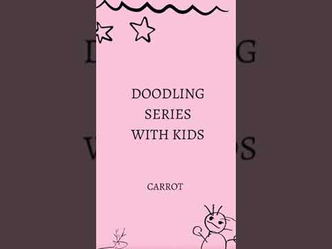 Easy Doodles for Kids | Simple Drawing for Beginners | How to draw a CARROT - Step by Step Guide