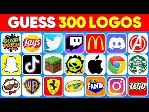 Guess the Logo in 1 Seconds 🥇🍏 300 Famous Logos | Logo Quiz 2024 | Daily Quiz