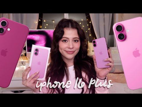 Pink iPhone 16 Plus UNBOXING *finally a PINK iPhone!!*⁺˚⋆୭🌸⋆⁺📱