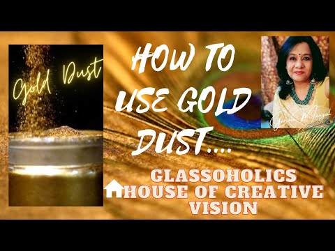 Gold dust | Tanjore Glass Painting | Tanjore art | How to Apply Gold Dust | Tanjore beginners 2021