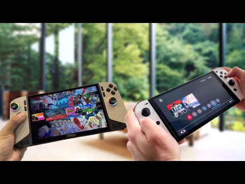 MSI Claw 8 AI+ vs. Nintendo Switch OLED | Handheld Gaming Face-Off