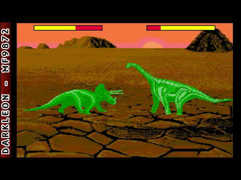 Dino Wars © 1990 Digitek Software - PC DOS - Gameplay