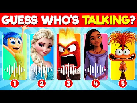 Guess Who's Talking Disney Quiz | Guess the VOICE of Disney Characters ❤️