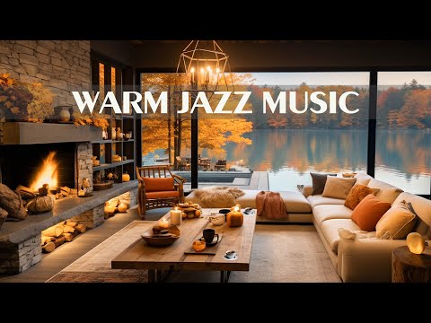 Cozy Autumn Coffee Shop Ambience - Relaxing Jazz Music & Morning Bossa Nova Music for Calm Your Mind