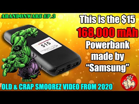 The Odd $15 "168,000" mAh Knockoff Samsung HULK Powerbank (ABANDONWARE Ep.3)