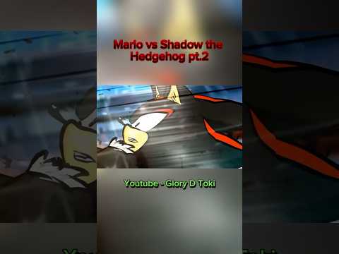 Mario beat the crap out of shadow lol #shadowthehedgehog #sonic #mario #nintendo