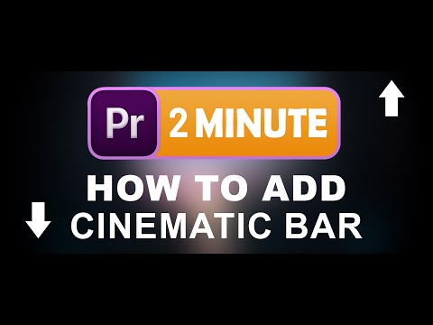 Premiere Pro | How to add Cinematic Bar In Premiere in 2 Minute