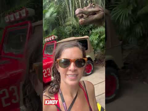 #jurassicpark #jeep #kimby #princesskimby #travel to #universalstudios  #orlando #florida