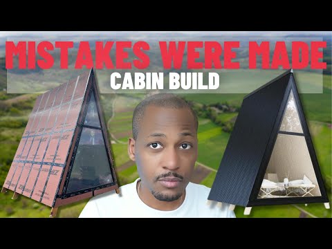 I regret building my off grid a-frame cabin (let me explain)