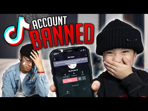 His Tiktok Account got BANNED!! *PRANK SUCCESSFUL!!*