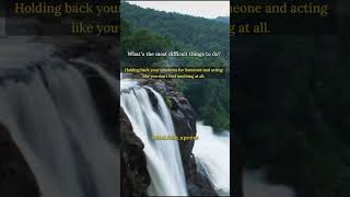 Life lessons..  | #quotstagram #rain #waterfall #shortsvideo