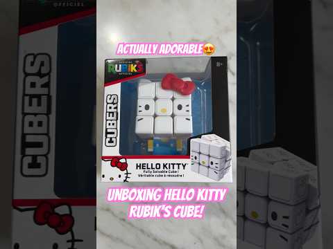 Hello Kitty Rubiks Unboxing 😍 #shorts #hellokitty #rubikscube