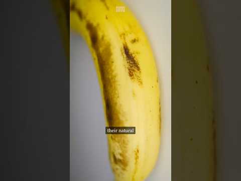 Why do bananas turn brown fast at your home? #shorts