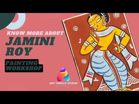 Know more about Jamini Roy and his paintings || Learn to draw : Day 3