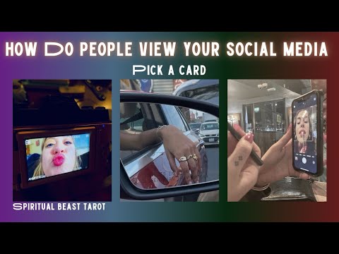 pick a card | how do people view your social media