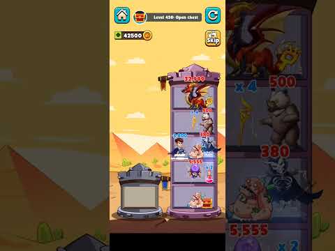 Max Level Hero Tower War All Levels New Update Android , ios Shorts # 426