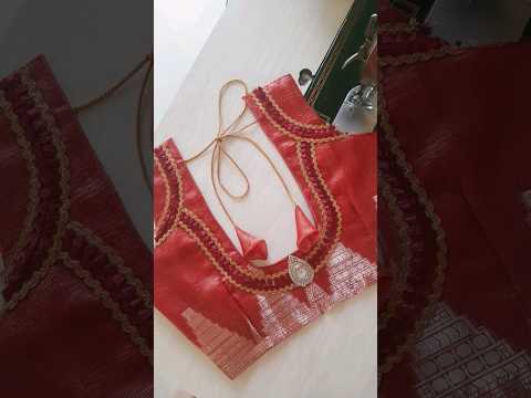 Blouse lace design cutting and stitching#shorts #shortsvideo #Rohini Fashion