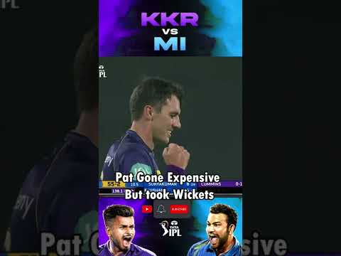 Pat Cummins Slaughter🔥| KKR vs MI | IPL 2022 | Match 14 Highlights | #Shorts