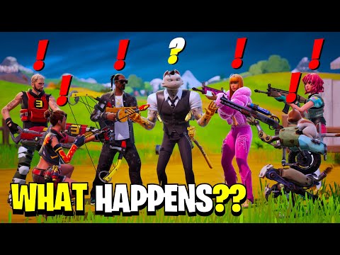 What Happens if ALL 7 Bosses Meet in Fortnite REMIX!