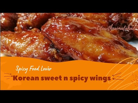 Korean Sweet & Spicy Wings with Life with Naima Fahad ❤️ Ramadan Special 2022 #koreanspicywings