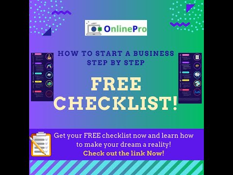 How to Start a Successful Business Checklist