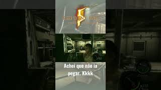 achei que não ia pegar. kkk #residentevil5goldedition #residentevil #residentevil5gameplay #re5