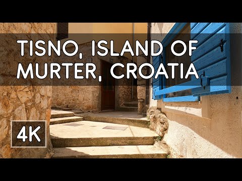 Walking Tour: Tisno, Island of Murter, Croatia - 4K UHD Virtual Travel