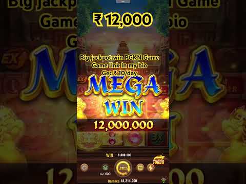 ₹12,000 jackpot win PGKN Game #games #biggestwin #gaming #gameplay #money