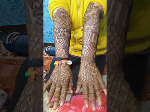 bridal mehndi❤#shorts video